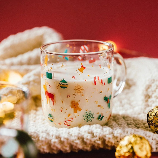 Christmas Glass Mug