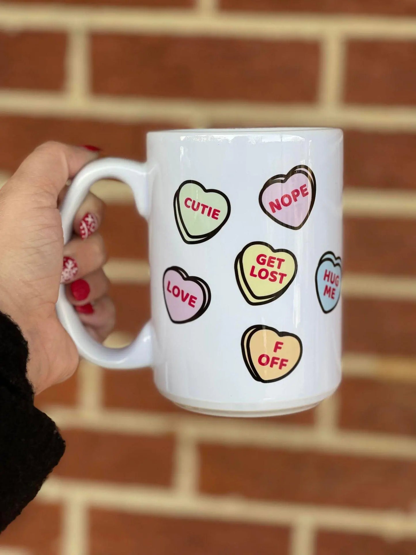 Candy Hearts Mug