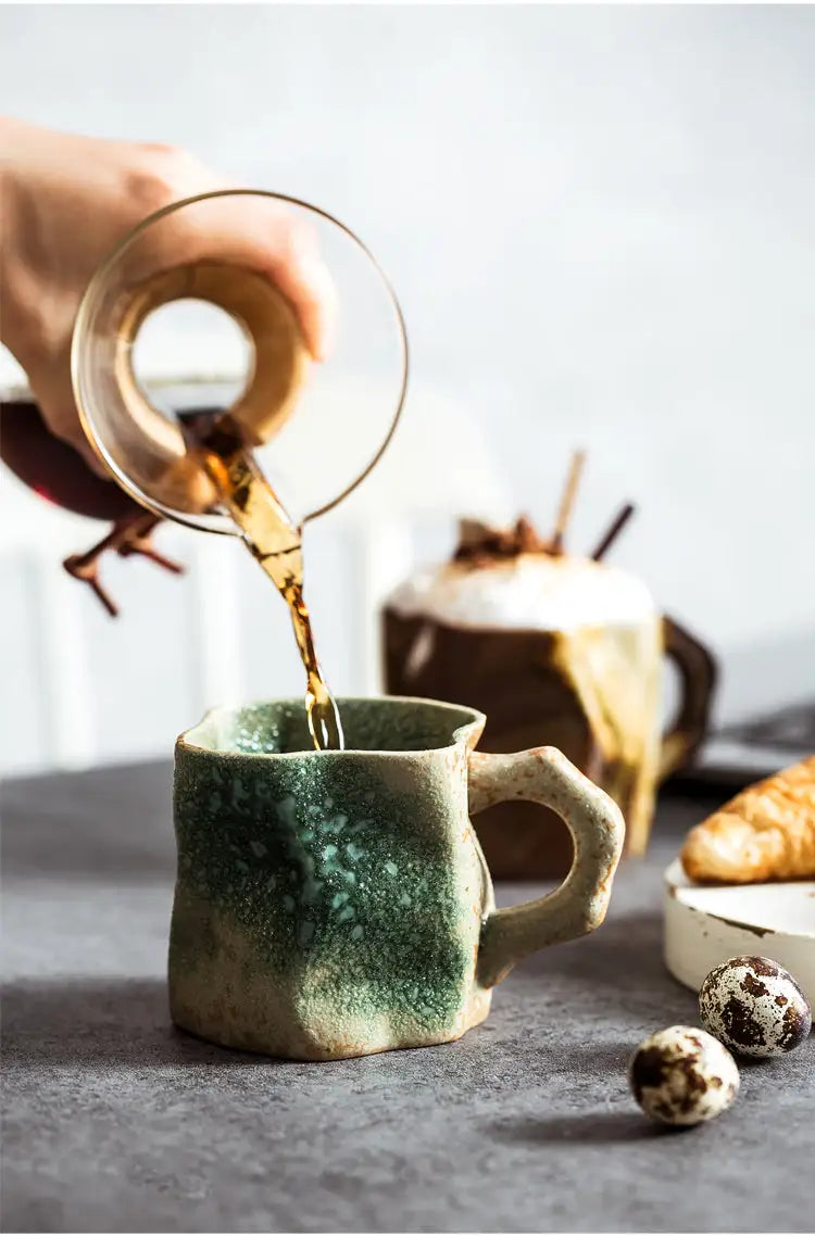 Irregular Shape Ceramic Tea & Coffee Cups