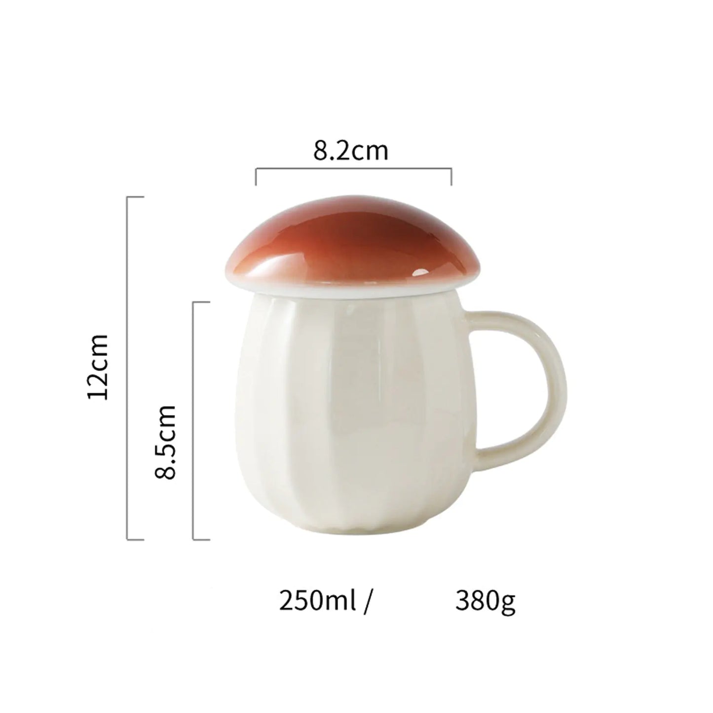 Mushroom Cup With Lid Mug