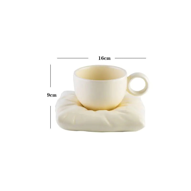 Chic Ceramic Mug Set With Coaster