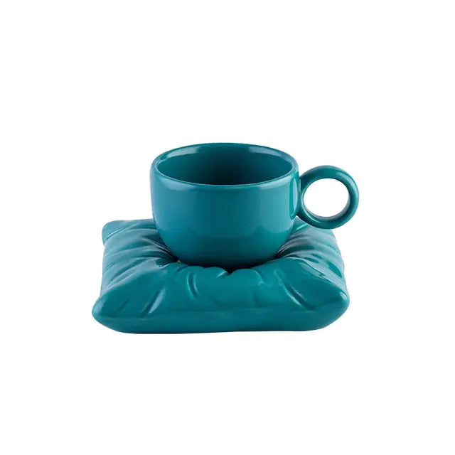 Chic Ceramic Mug Set With Coaster