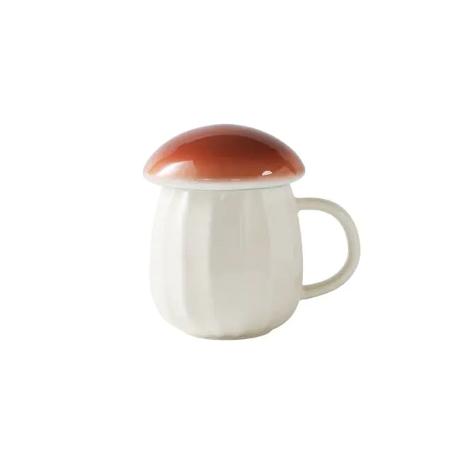 Mushroom Cup With Lid Mug