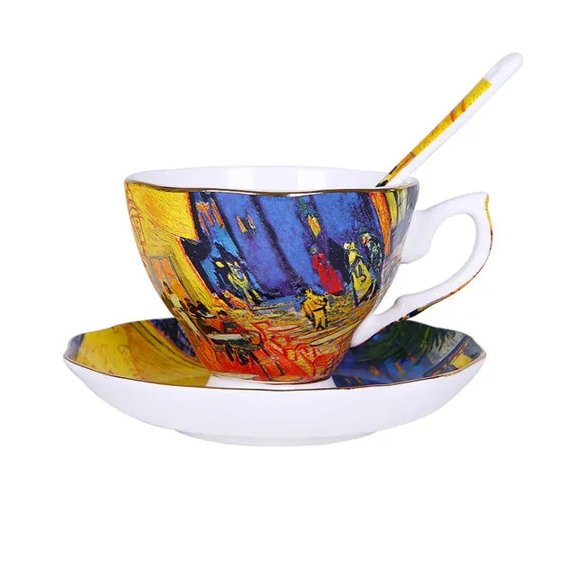 The Sower Irises Saint-Remy Coffee Tea Cups