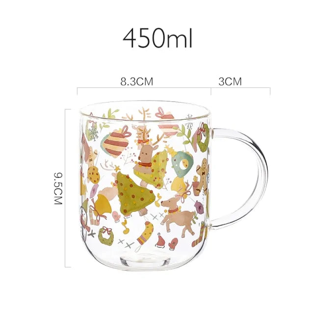 Christmas Glass Mug