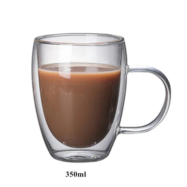 Double Wall Glass Mug